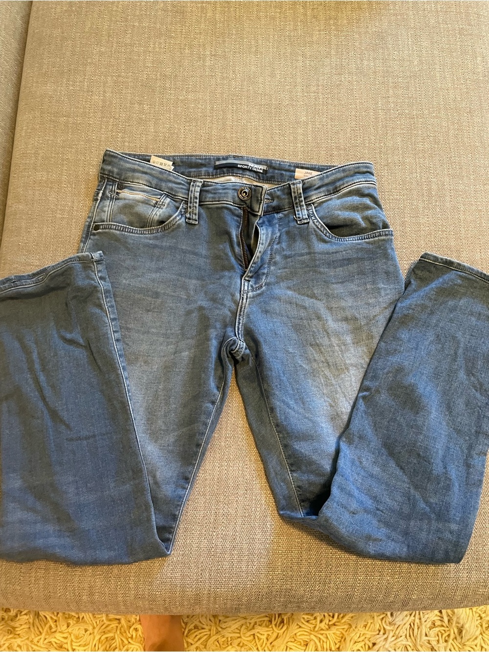 Mavi Jake Slim Leg Blue Denim Jeans 30